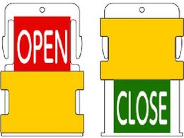 IM �X���C�h�\���^�O OPEN CLOSE (OPEN - �Ԓn�ɔ� �^ CLOSE - �Ύ��ɔ�) AIST5-EN