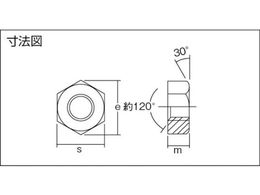 コノエ 六角ナット1種 ステンレス M12×1.75 (200個入) NT-SUS-0012