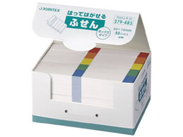 【新品未開封・送料無料】 ジョインテックス ふせんBOX 50×15mm 色帯 P400J-R-50 通販 ノート・メモ帳