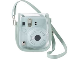 �G���R�� �`�F�L�P�[�X instax mini12�p �N���A �O���[�� IC-CCM12GN