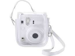 �G���R�� �`�F�L�P�[�X instax mini12�p �N���A �z���C�g IC-CCM12WH