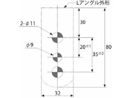 パトライト LR6型 積層信号灯 Φ60 L型ポール取付け LR6-302LJNW-RYG