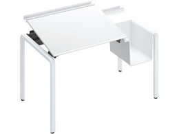 �R�N�� UPTIS �f�X�N�ЖʓƗ� �o�X�P�b�gW1200 �z���C�g�~�r��