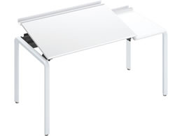 �R�N�� UPTIS �f�X�N�ЖʓƗ� �g���[W1400 �z���C�g�~�r��