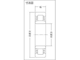 NTN D シリンドリカル NU形(すきま大)内径80mm外径170mm幅39mm NU316C3-