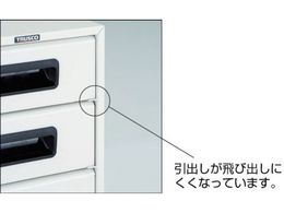 お取り寄せ】TRUSCO/αレターケース スチール深型5段 引出飛出防止型/A4