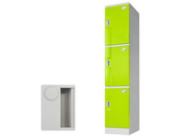 Netforce WECC �v���X�`�b�N���b�J�[ L ���Ȃ� 1��3�i �O���[��