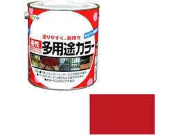 アサヒペン 油性多用途カラー 1.6L 赤 通販【フォレストウェイ】