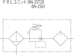 日本精器 FRLユニット10A同軸一体型 BN-25T0-10 | Forestway【通販