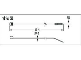 パンドウイット ナイロン結束バンド 赤 (1000本入) PLT1.5I-M2