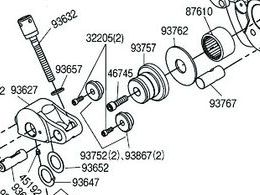 RIDGID フィード スクリュー F／915 93632 | Forestway【通販