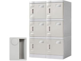 Netforce WECC �v���X�`�b�N���b�J�[ S ���Ȃ� 2��3�i �O���[