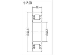 NTN H 大形ベアリング NJ形 内輪径130mm外輪径230mm幅40mm NJ226