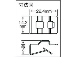 パンドウイット クリップ型固定具 (100個入) MCMS25-P-C | Forestway