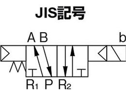 日本精器 4方向電磁弁8AAC100Vグロメット7Vシリーズシングル BN-7V43-8
