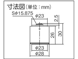 プレインベア スプリング付 上向き・下向き兼用 スチール製 PV20C