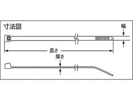 パンドウイット 耐候性ポリプロピレン結束バンド (1000本入) PLT3S