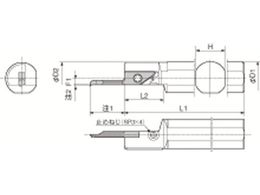 京セラ 内径加工用ホルダ 181 x 50 x 44 mm SVNSR1212M1220XN-