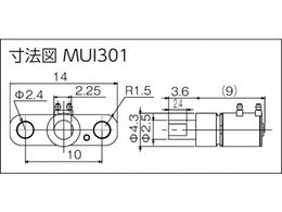 ICOMES 4パイ マイクロアクチュエータMUI301(不思議歯車) MUI301