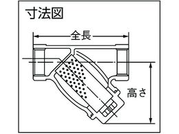 若者の大愛商品 オンダ製作所 ＳＶＹ２型（Ｙ形ストレーナー） Ｒｃ１