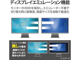 エレコム KVMスイッチ 切替器 PC2台 バスパワー KVM-NVXSN2