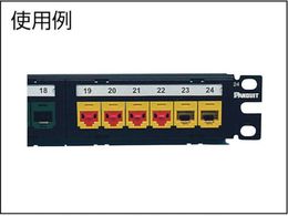 パンドウイット モジュラージャックガード 赤 100個入り PSL-DCJB-C