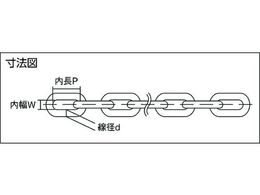 ニッサチェイン SUS316 ヘビーリンクチェイン 30M SW1040HG