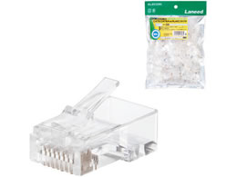 通販高評価】 ELECOM LD-6RJ45T100 RJ45コネクタ CAT6・CAT6A対応 単線