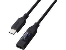 �G���R�� USB-C�����P�[�u�� �d�͕\�� 1m �u���b�N MPA-CCWE10BK