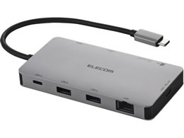 �G���R�� Type-C�h�b�L���O�X�e�[�V���� 9-in-1 �V���o�[ DST-090BP1SV