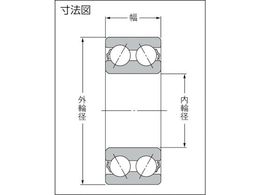 NTN A 小径小形ボールベアリング内輪径60mm外輪径130mm幅54mm 5312S