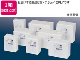 �G�t�X���B�[ �g���[�[ ���ăK�[�[ 5�~7.5cm 12PLY 100���~20��