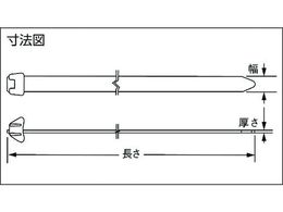 パンドウイット スーパーリールバンド 定尺タイプ (50本入) DT4EH-L0