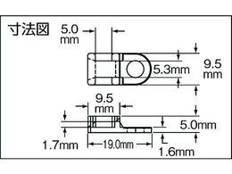 パンドウイット タイアンカー 耐候性ナイロン66 (1000個入) TA1S8-M0