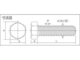 TRUSCO 六角ボルト全ねじ ドブ M8×30 (25本入) Y012-0830 | Forestway