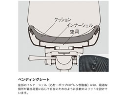 イトーキ アクトチェア メッシュEXハイ 本体灰アルミ脚LS付 可動肘D