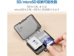 エレコム Sd Microsdカードケース 4枚収納 Cmc 06nmc4 Forestway 通販フォレストウェイ