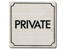 �� PRIVATE 80mm�~80mm�~1mm FS893-12