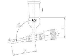 旭製作所 高真空グリースレスドレンバルブ芯棒材質:PTFE 2488-4L