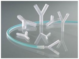 Buerkle PVDF�`���[�u�R�l�N�^�[(Y�^)10�� 8712-0010