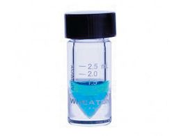 WHEATON ミニバイアル ソリッドキャップ 3mL 目盛 あり W986277NG