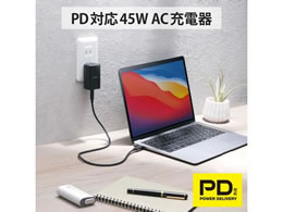 エレコム Acアダプター スマホ充電器 タイプc 1 Acdc Pd1645bk Forestway 通販フォレストウェイ