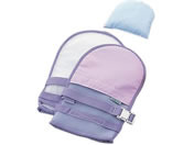 アズワン/抜管防止手袋 大 メッシュ パープル/0-1638-31