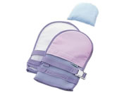 アズワン/抜管防止手袋 中 メッシュ パープル/0-1638-32