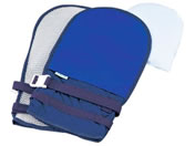 アズワン/抜管防止手袋 大 キルティング ブルー/0-1638-61