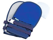 アズワン/抜管防止手袋 中 キルティング ブルー/0-1638-62