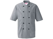 KAZEN WLD/コックシャツ SS 黒/639-25