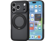 �G���R��/iPhone18 Pro �n�C�u���b�h�P�[�X �Ɍ� MAGKEEP �X�^���h �}�b�g �u���b�N/PM-A26CMGSTKCBK