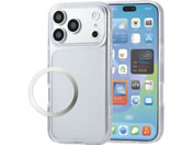 �G���R��/iPhone18 Pro �n�C�u���b�h�P�[�X �Ɍ� �N���A/PM-A26CHVCKKCR