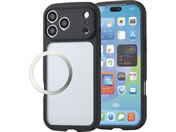 �G���R��/iPhone18 ProMax �^�t�X�������C�g �t���[���J���[�P�[�X �Ɍ� �u���b�N/PM-A26DTSLFCKBK